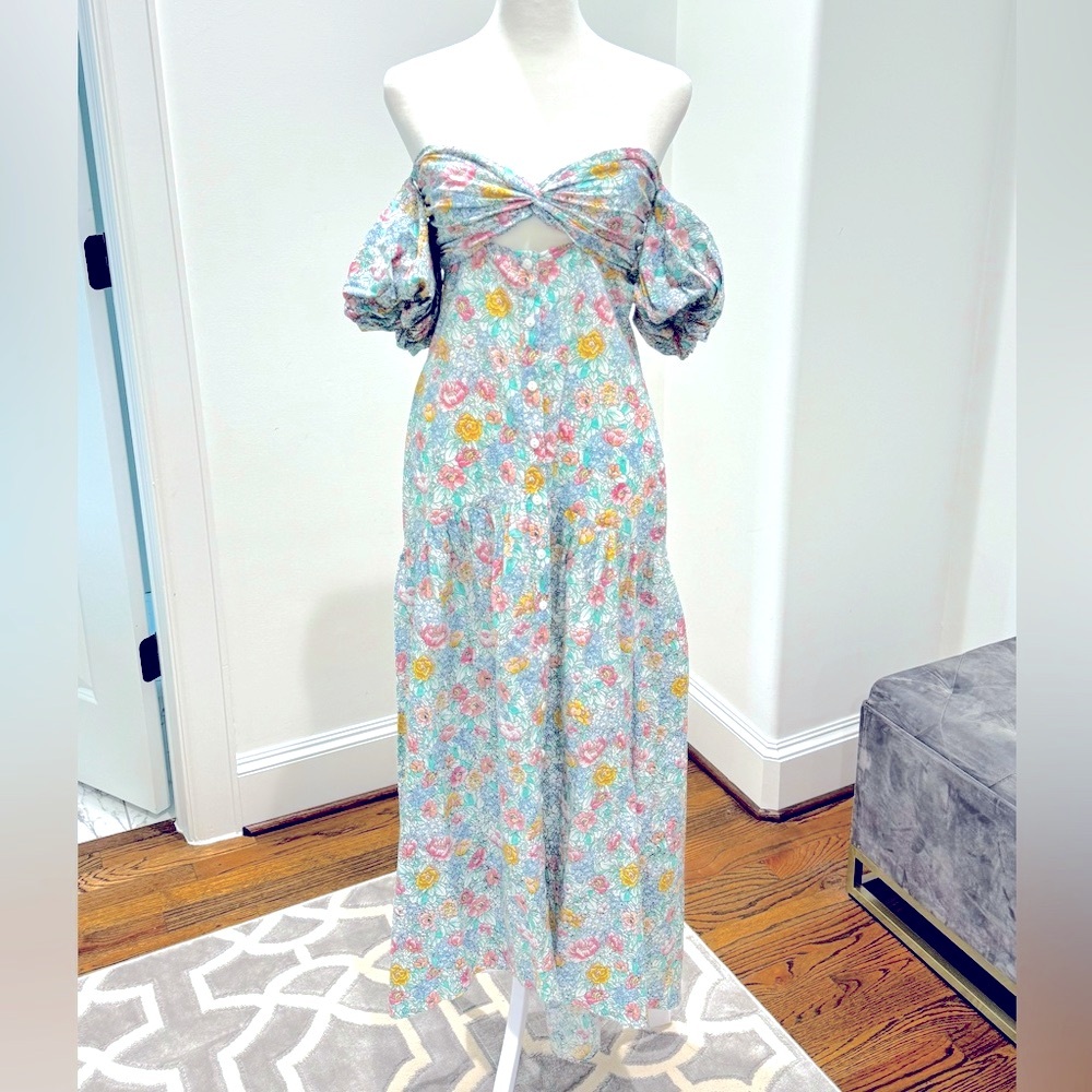 Petersyn off shoulder maxi dress
